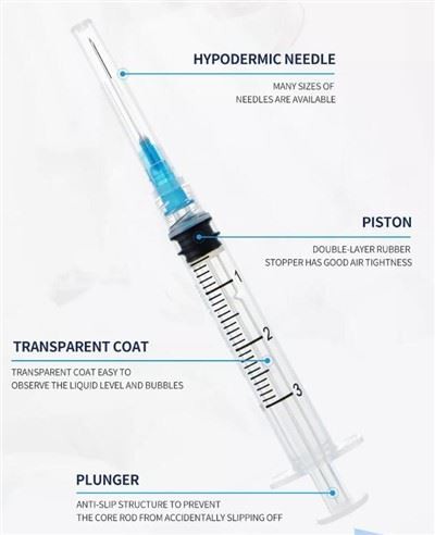 Syinge 10ml সঙ্গে বা সুই ছাড়া