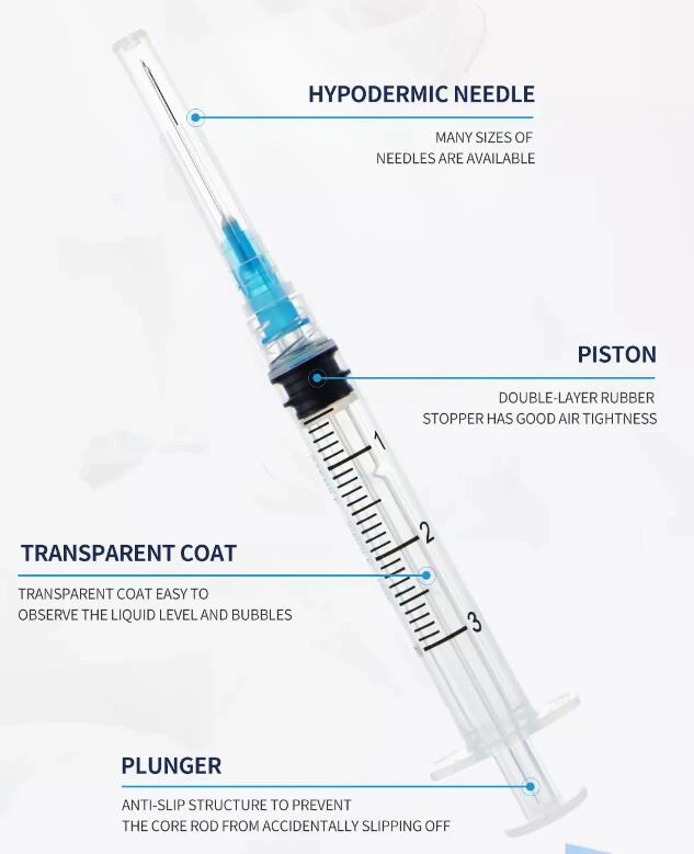 Syinge 10ml সঙ্গে বা সুই ছাড়া