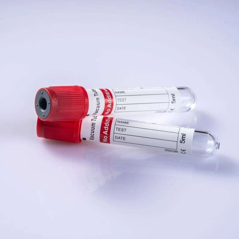 (No Additive Tubes) Disposable Vacuum Blood Collection Tubes For Immune And Serum Tests