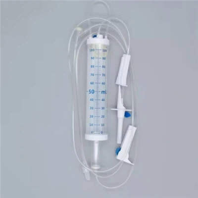 Burette সঙ্গে নিষ্পত্তিযোগ্য Infusiuon সেট